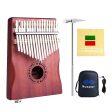 Maxbell 17 Key Kalimba Finger Thumb Piano Mbira Musical Percussion Online now