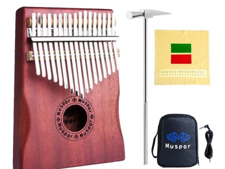 Maxbell 17 Key Kalimba Finger Thumb Piano Mbira Musical Percussion Online now