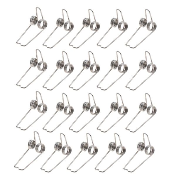 Maxbell 20Pcs Trombone Water Key  Spit Valve Spring Steel Silver for Trombone Parts For Discount