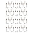 Maxbell 20Pcs Trombone Water Key  Spit Valve Spring Steel Silver for Trombone Parts For Discount