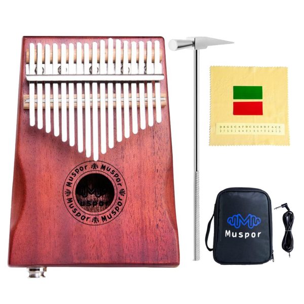 Maxbell 17 Key Kalimba Finger Thumb Piano Mbira Musical Percussion Online now