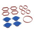 Maxbell 33mm for BMW M57 SWIRL BLANKS FLAPS repair delete kit+ intake gaskets Blue on Sale