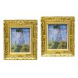 Maxbell 1:12 Dollhouse Gold Picture Frame Miniature Daisy Women Decor Accessory B For Sale