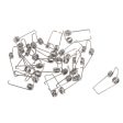 Maxbell 20Pcs Trombone Water Key  Spit Valve Spring Steel Silver for Trombone Parts For Discount