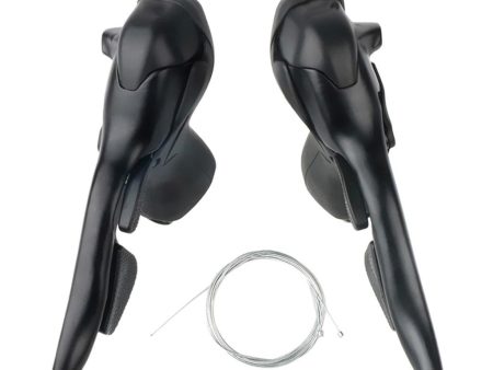 Maxbell Shifter Dual Tri Control Lever 7 Speed Road Bike Derailleur Cable 2x7 Speed For Sale