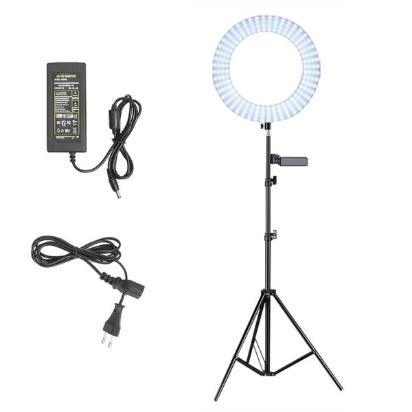 Maxbell 14inch Dimmable LED Ring Light Camera Fill Light with Tripod and Phone Clip Online