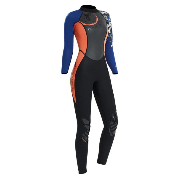 Maxbell Women 1.5mm Diving Wetsuit Long Sleeve Wet Suit Jumpsuit Fullsuit  S Supply