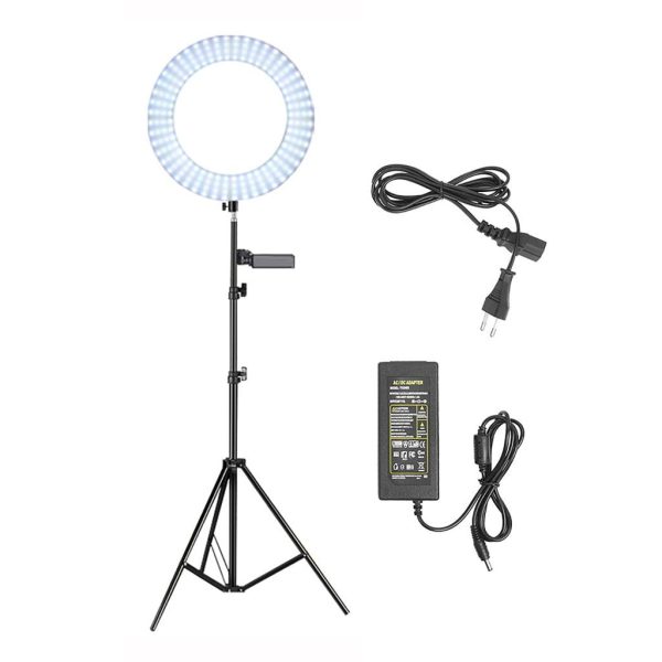 Maxbell 14inch Dimmable LED Ring Light Camera Fill Light with Tripod and Phone Clip Online