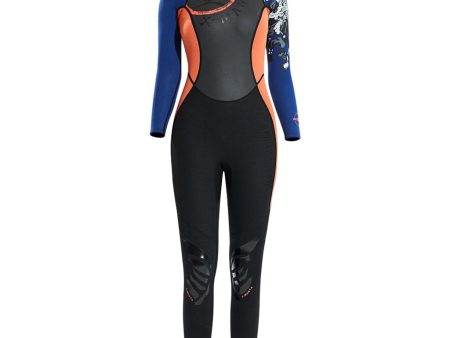 Maxbell Women 1.5mm Diving Wetsuit Long Sleeve Wet Suit Jumpsuit Fullsuit  S Supply