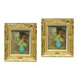 Maxbell 1:12 Dollhouse Gold Picture Frame Miniature Daisy Women Decor Accessory A Online now