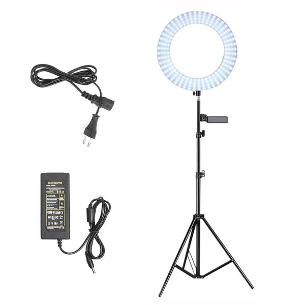 Maxbell 14inch Dimmable LED Ring Light Camera Fill Light with Tripod and Phone Clip Online